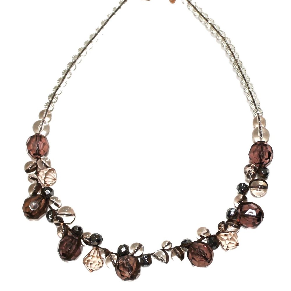 Chunky Faceted Bead Necklace